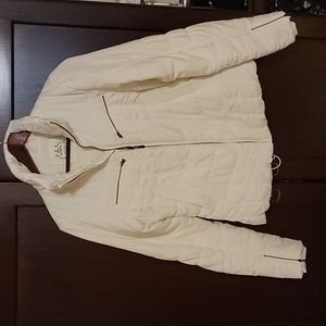 Ivory colored ski type jacket